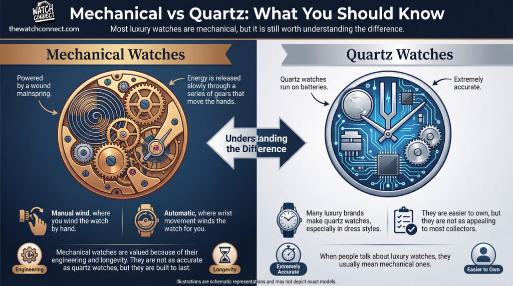 inforgraphic for mechanicalwatch-vs-quartzwatch