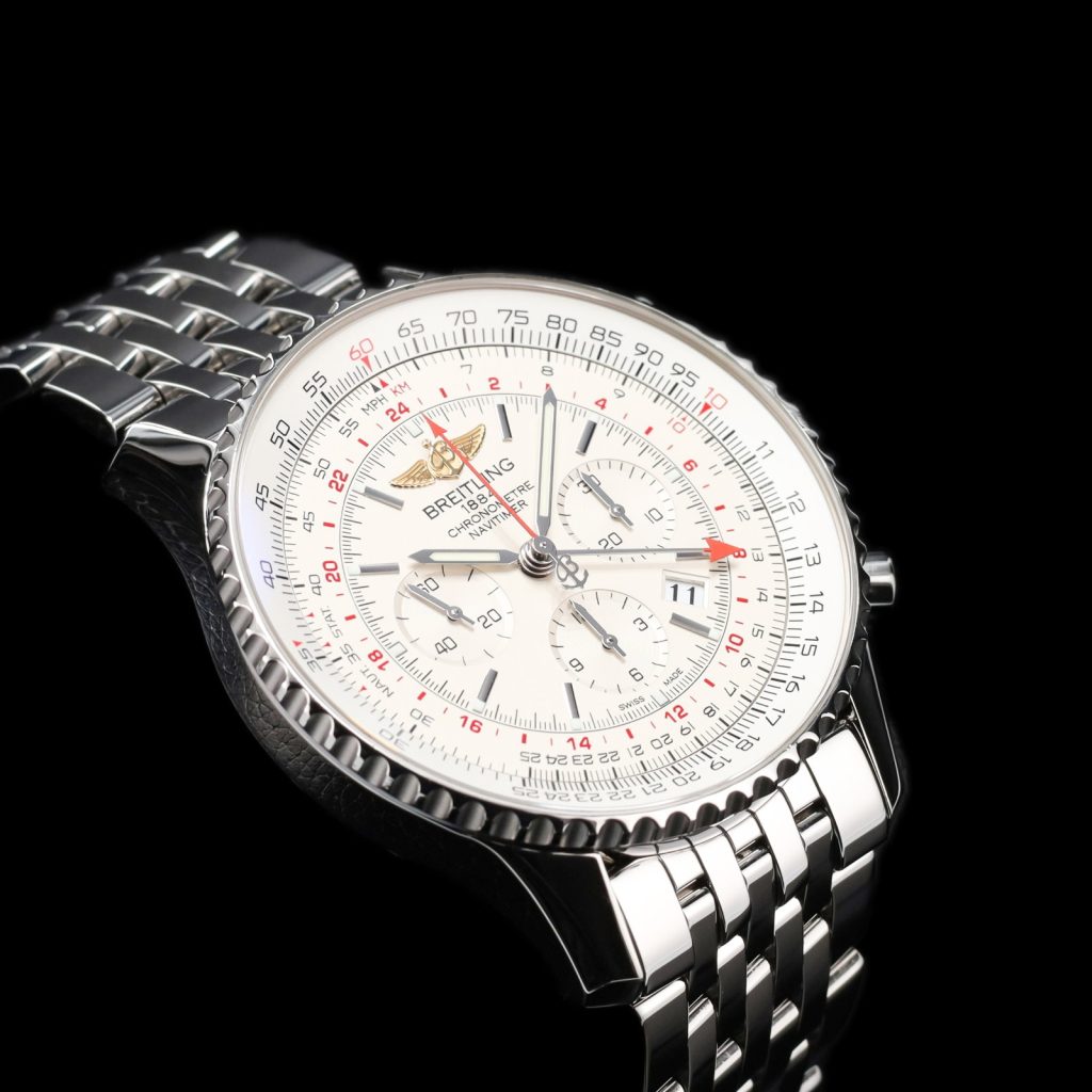Breitling Navitimer GMT White Dial
