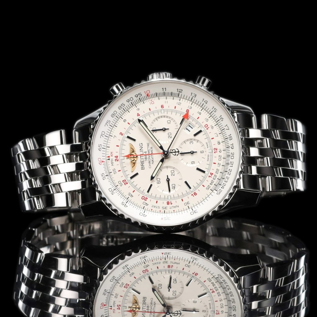 Breitling Navitimer GMT White Dial