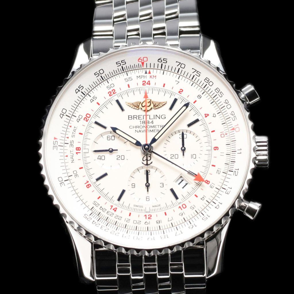 Breitling Navitimer GMT White Dial