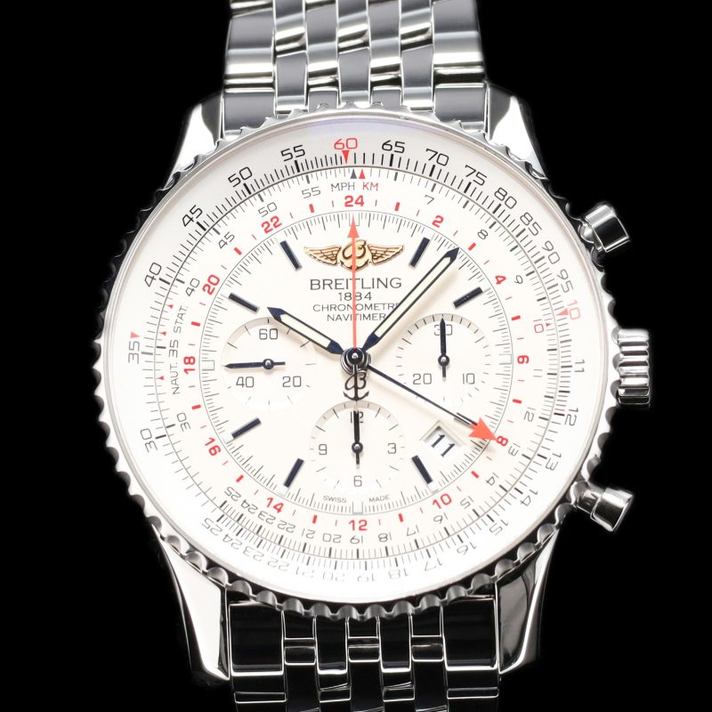 Breitling Navitimer GMT White Dial