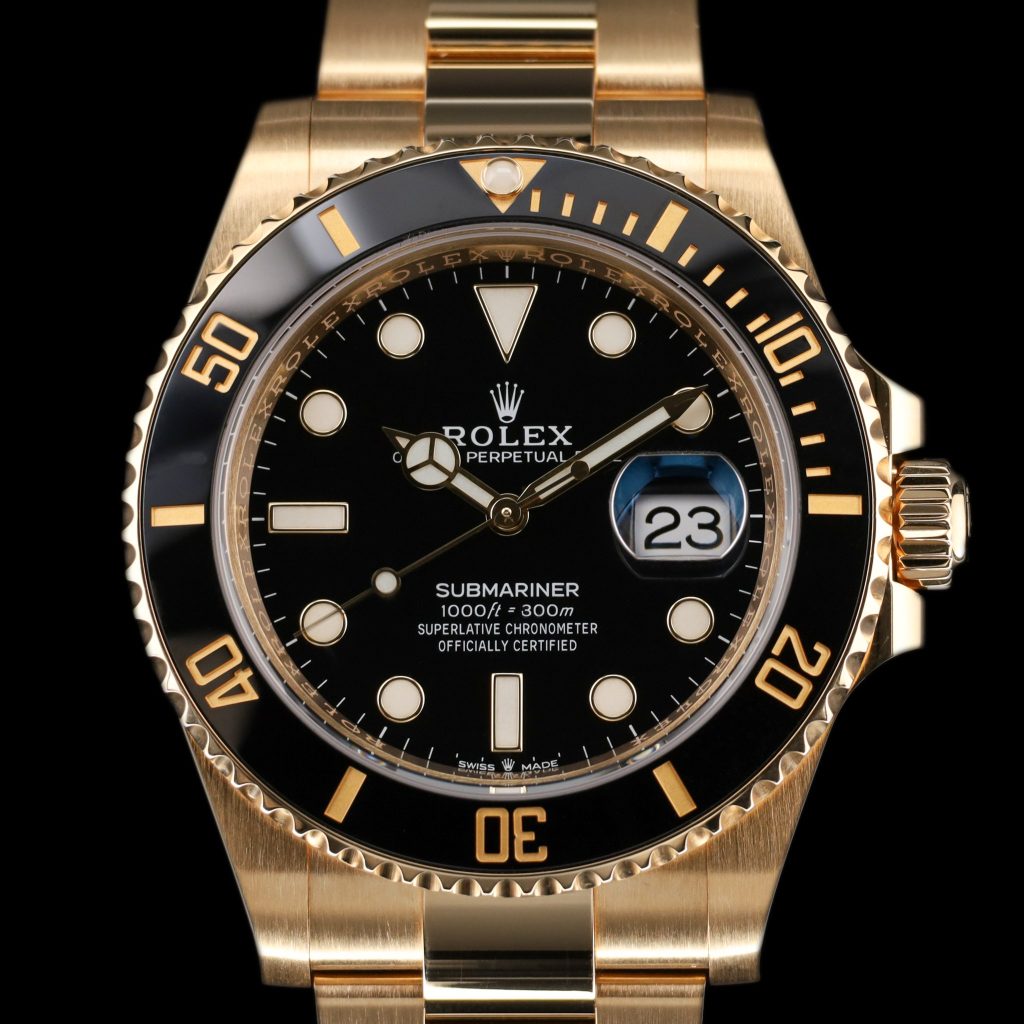Rolex Submariner Date Yellow Gold Black Dial