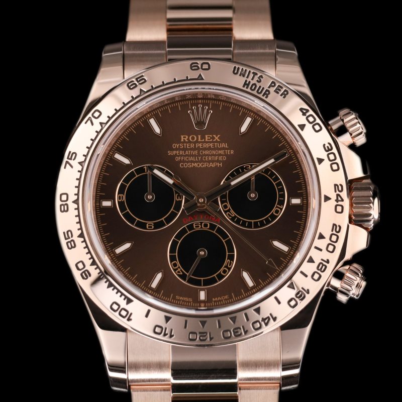 Rolex Daytona Rose Gold Chocolate Dial