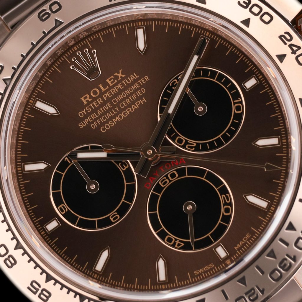 Rolex Daytona Rose Gold Chocolate Dial
