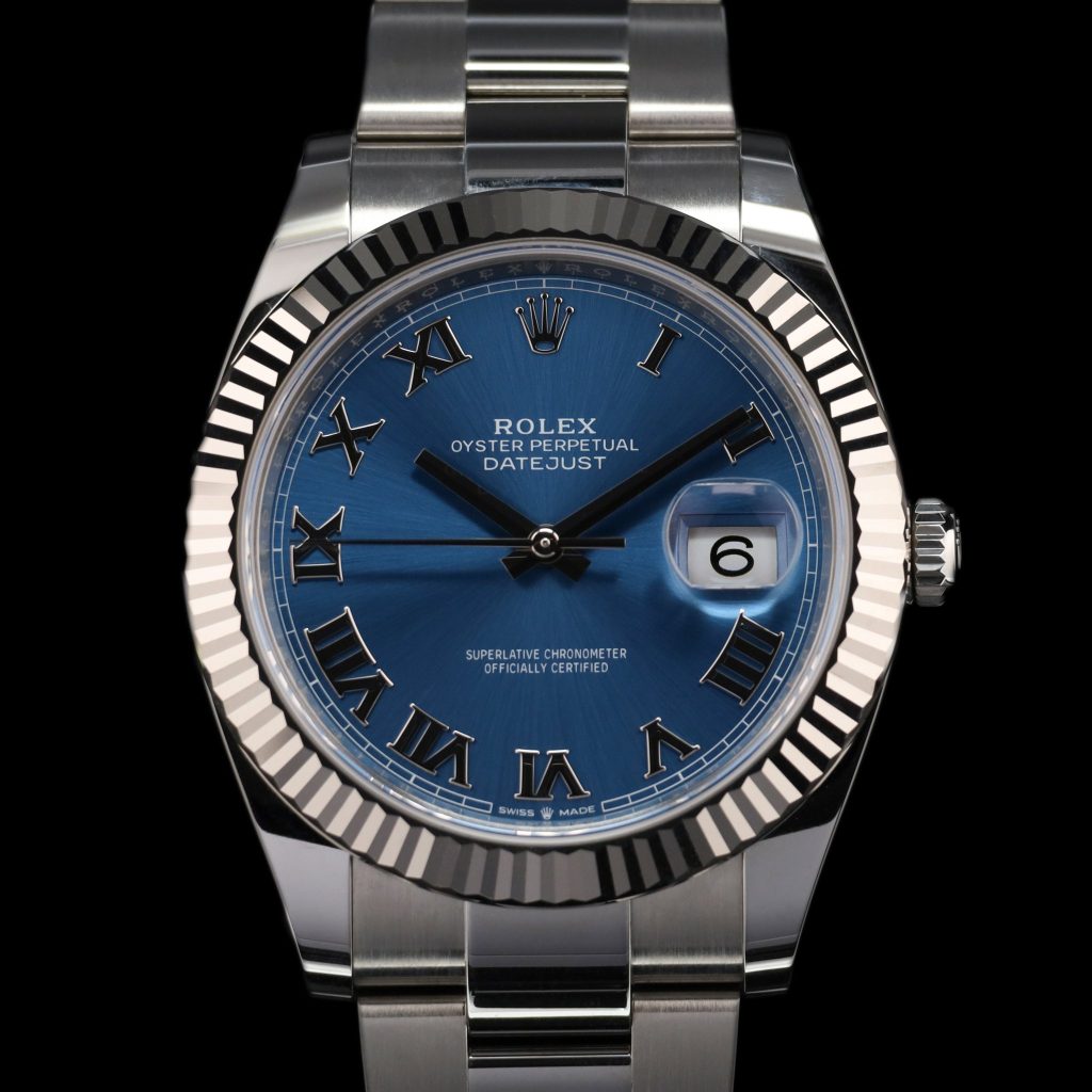 Rolex Datejust Fluted 41mm Roman Blue Dial