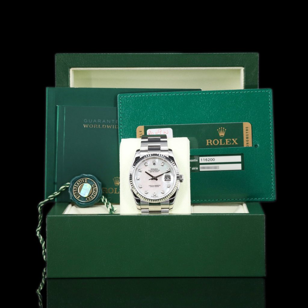 Rolex Datejust MOP Diamond Markers