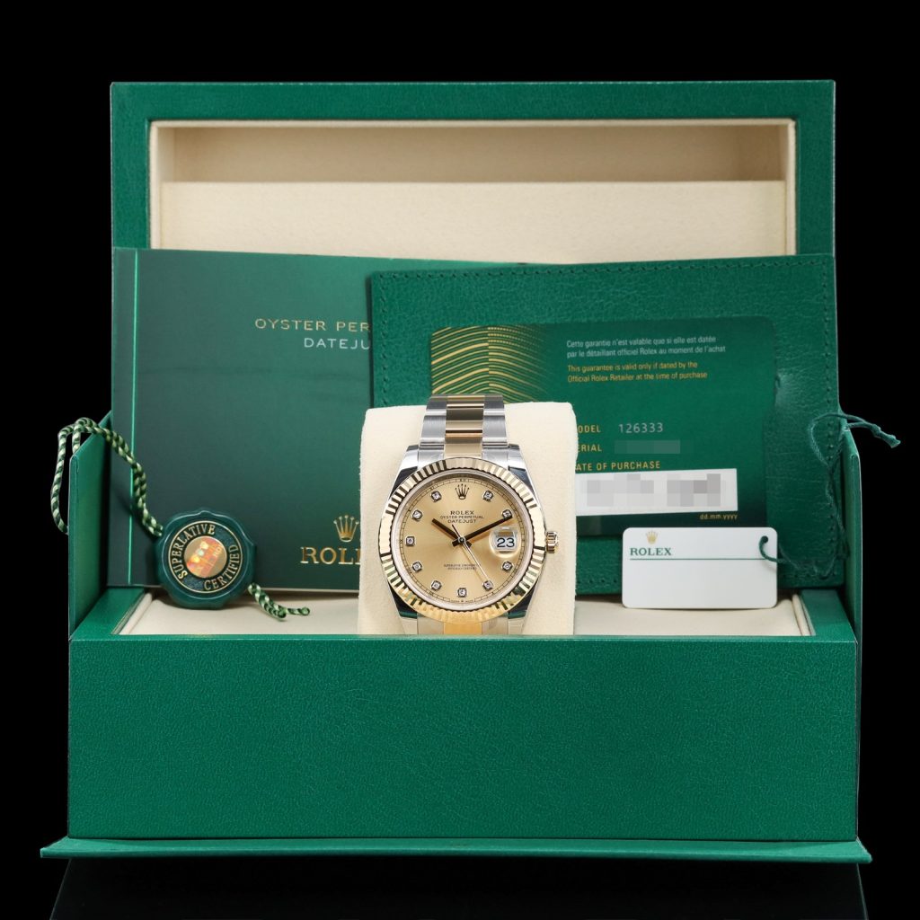 Rolex Datejust Gold Dial W/ Diamond Markers