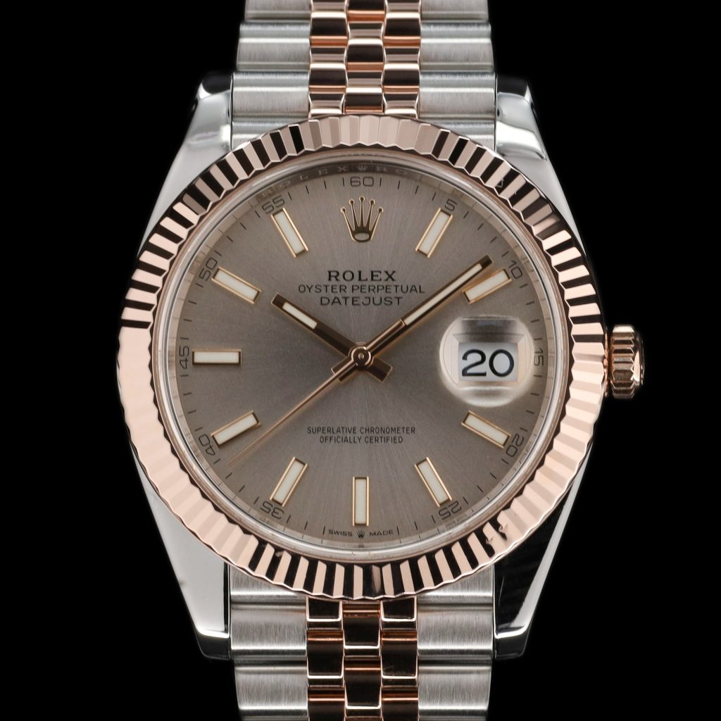 Rolex Datejust 41 Silver Stick Dial