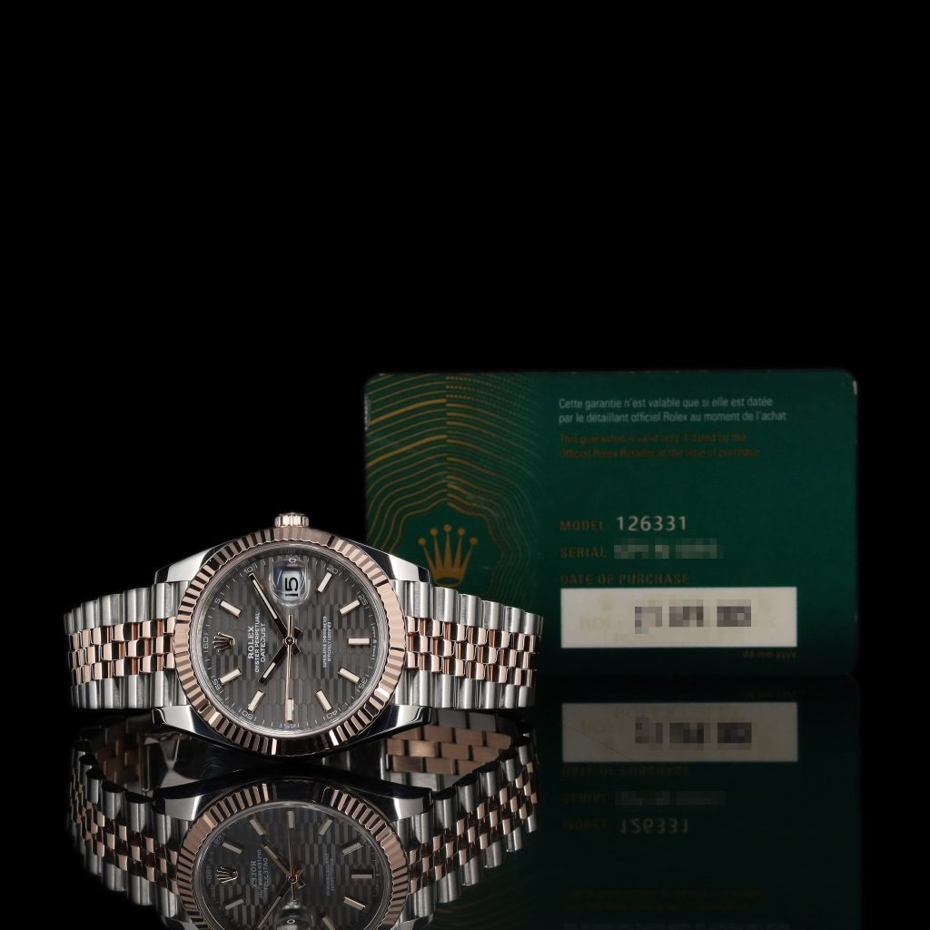 Rolex Datejust 41 Grey Dial Rose Gold