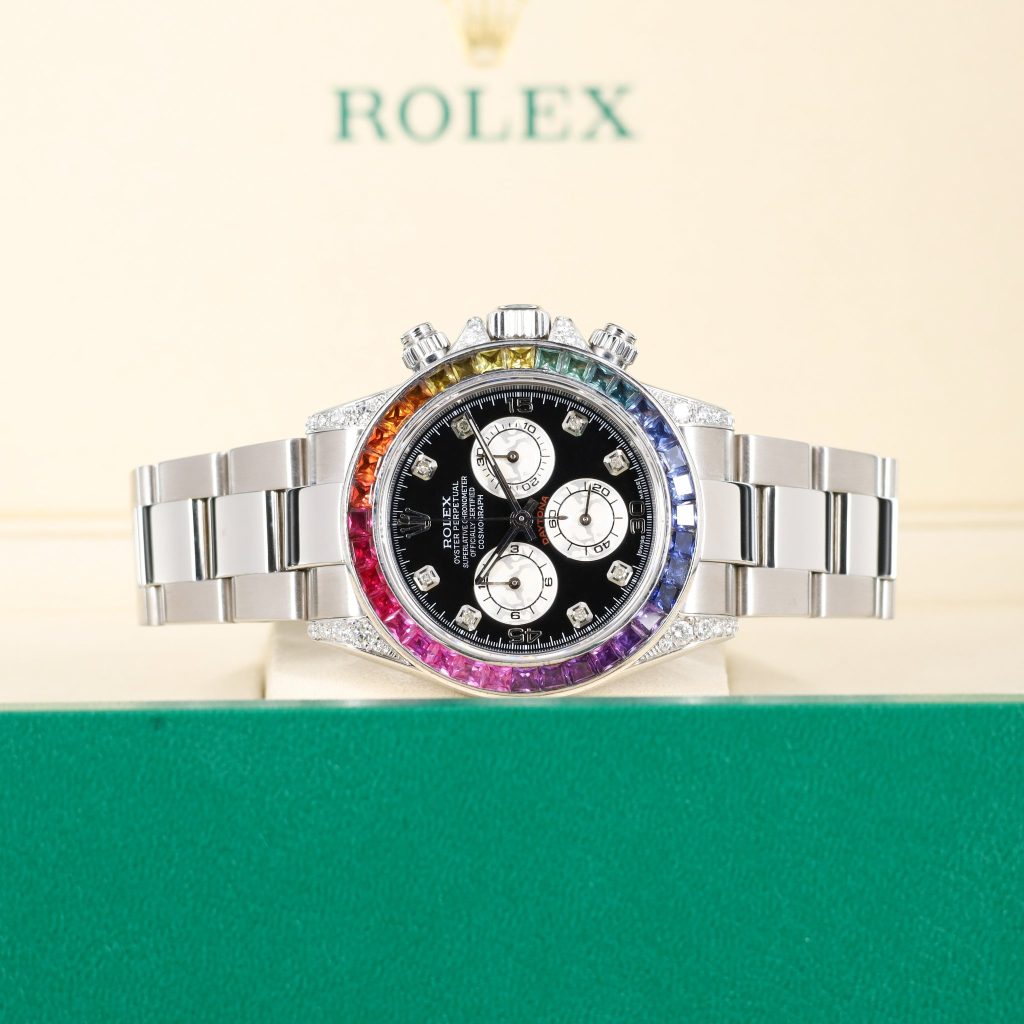 Rolex Daytona Custom Saphire bezel w/Diamonds