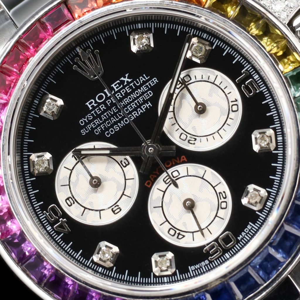 Rolex Daytona Custom Saphire bezel w/Diamonds