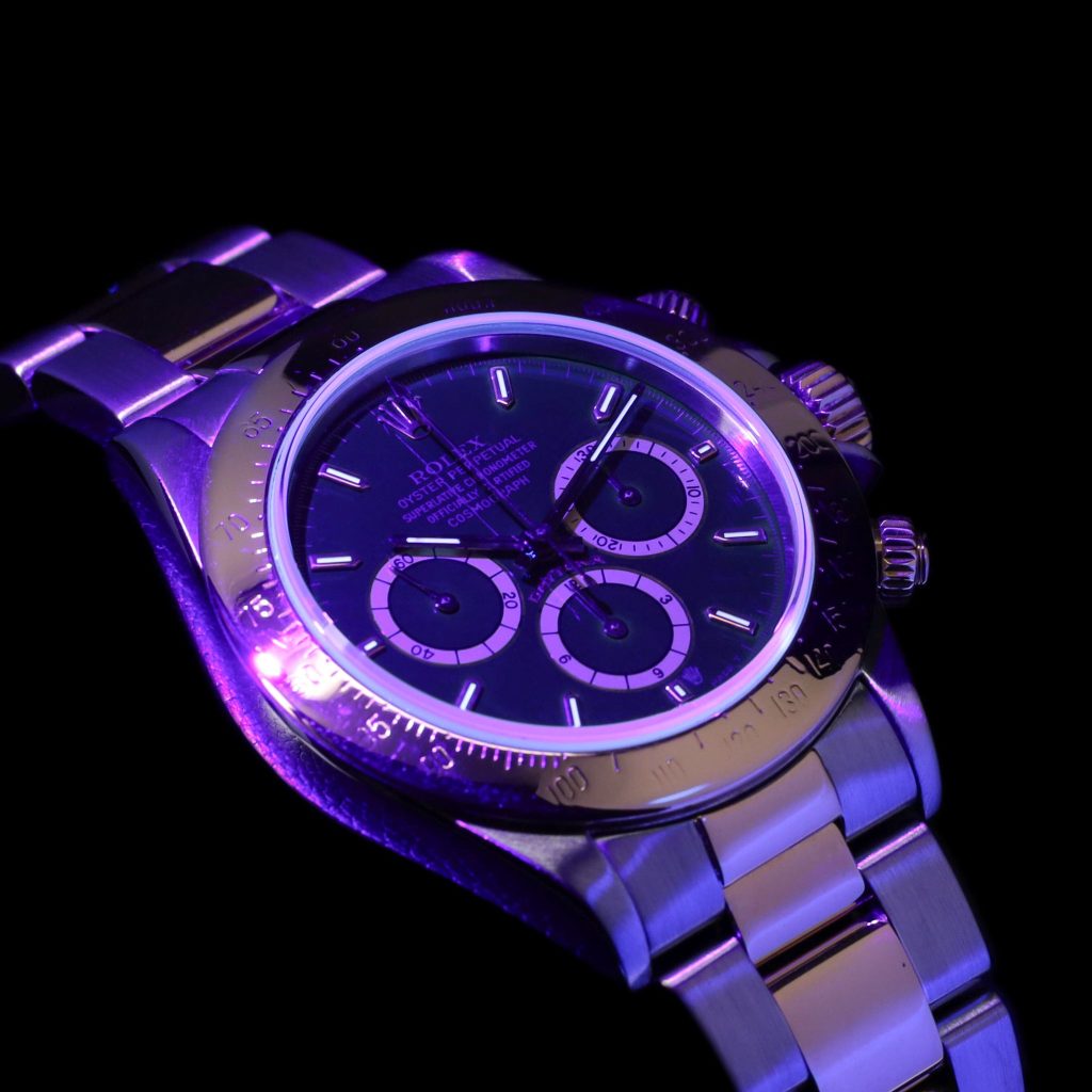 Rolex Daytona Black Dial Two Tone (L Serial) (Serviced and AM Crystal) (MARK ON DIAL)