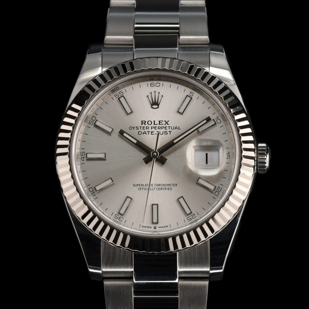 Rolex Datejust 41 White Stick Dial