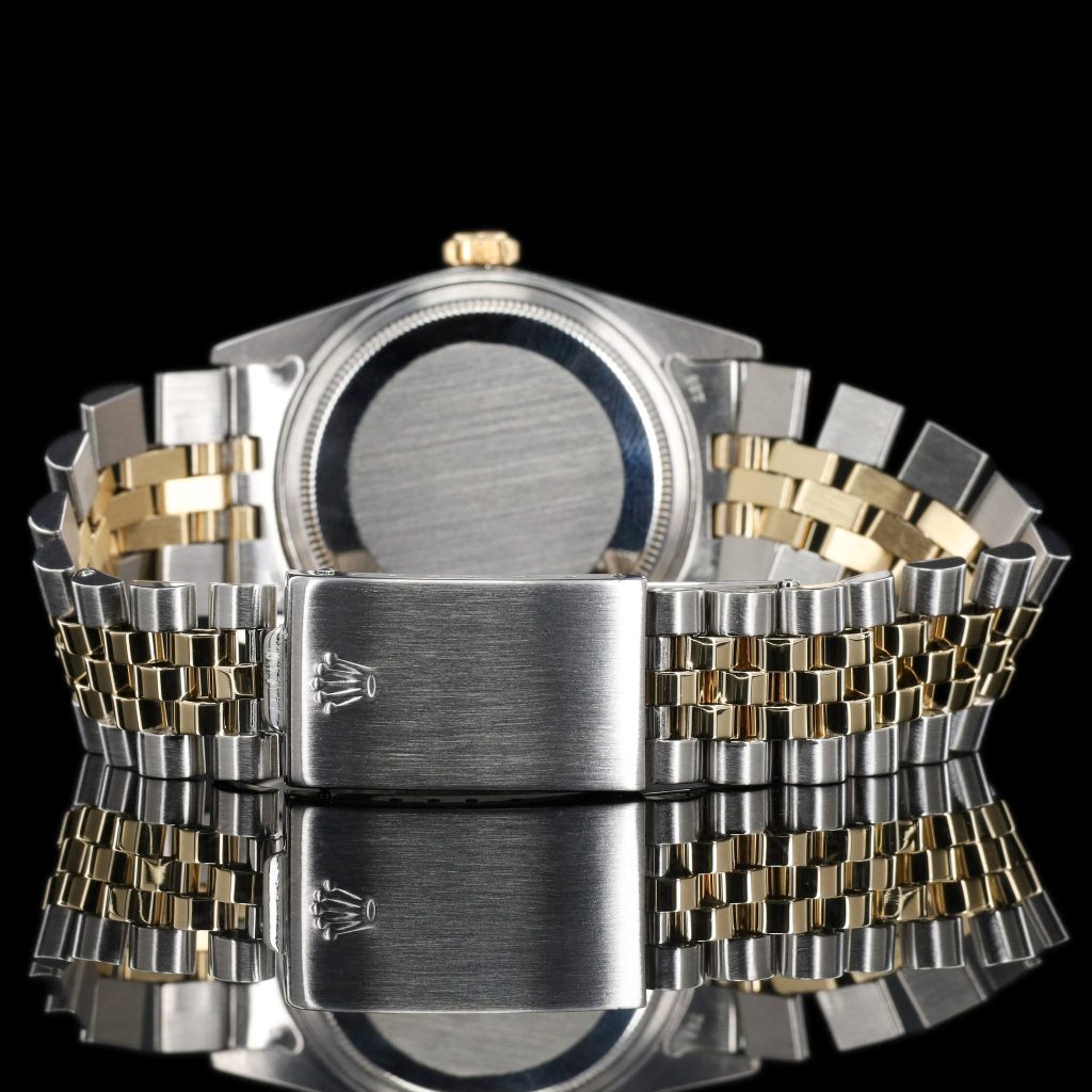 Rolex Datejust 36 Gold Dial on Jubliee (Serviced and AM Crystal)