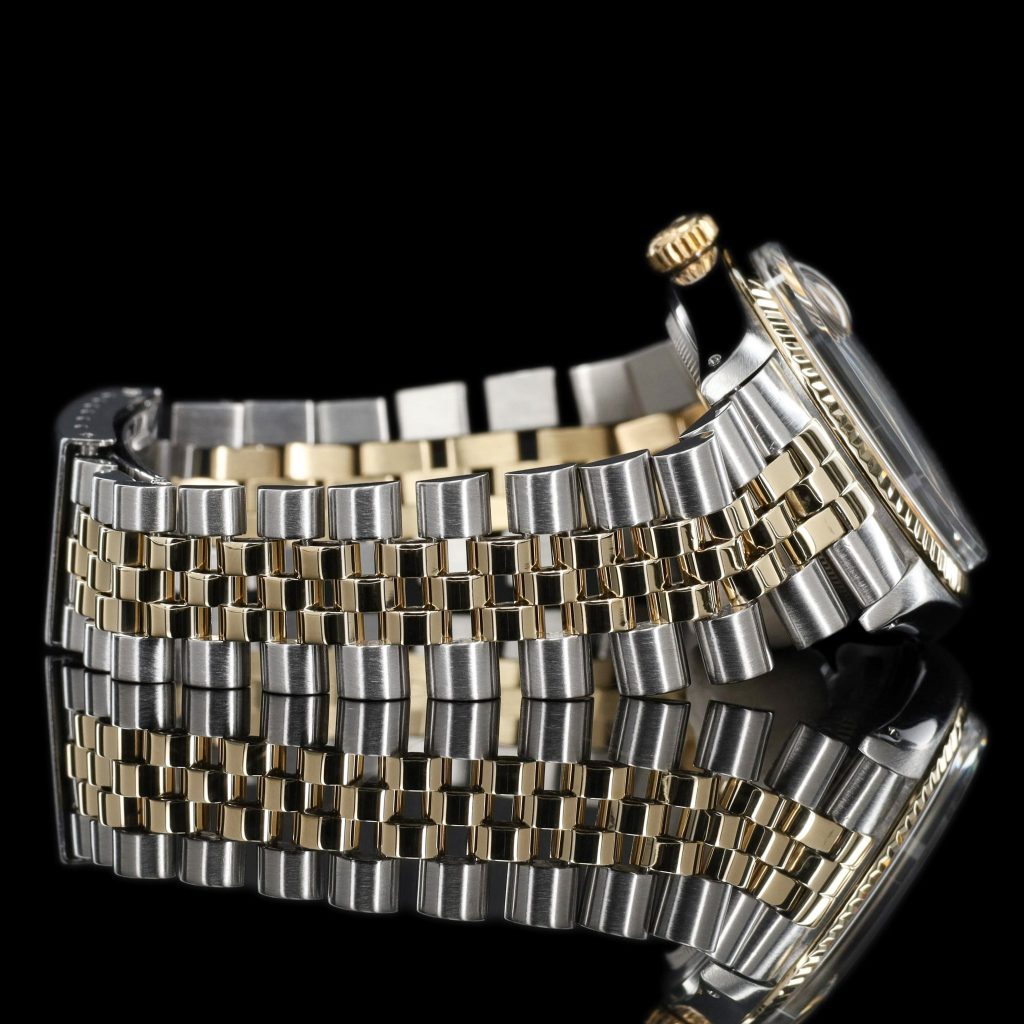Rolex Datejust 36 Gold Dial on Jubliee (Serviced and AM Crystal)