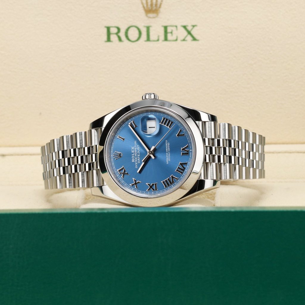 Rolex Datejust 41 41mm Blue Roman Dial