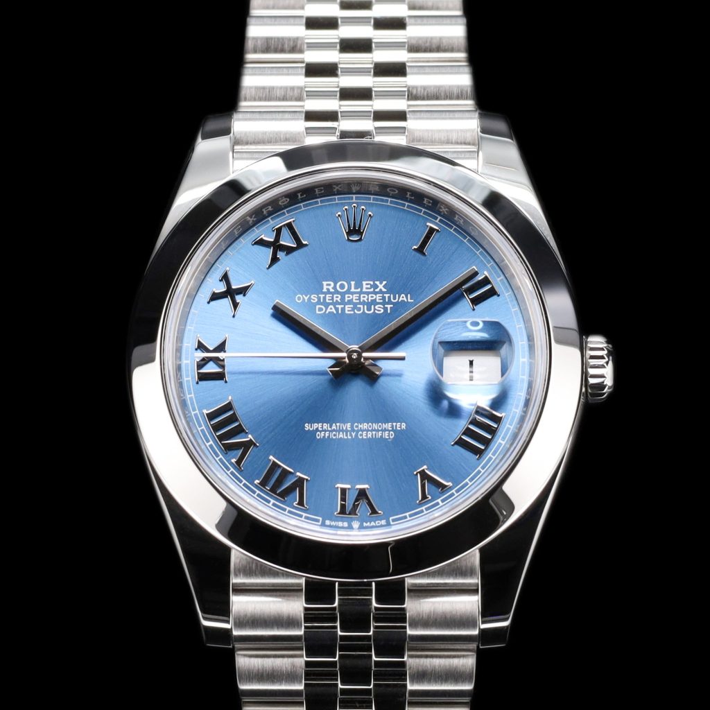 Rolex Datejust 41 41mm Blue Roman Dial