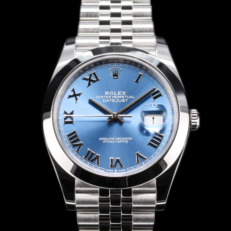 Rolex Datejust 41 41mm Blue Roman Dial