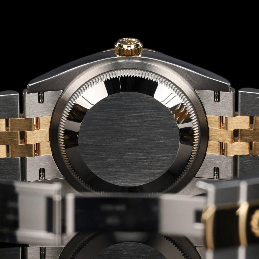 Rolex Datejust 36 36mm Wimbledon Dial Two Tone Yellow Gold