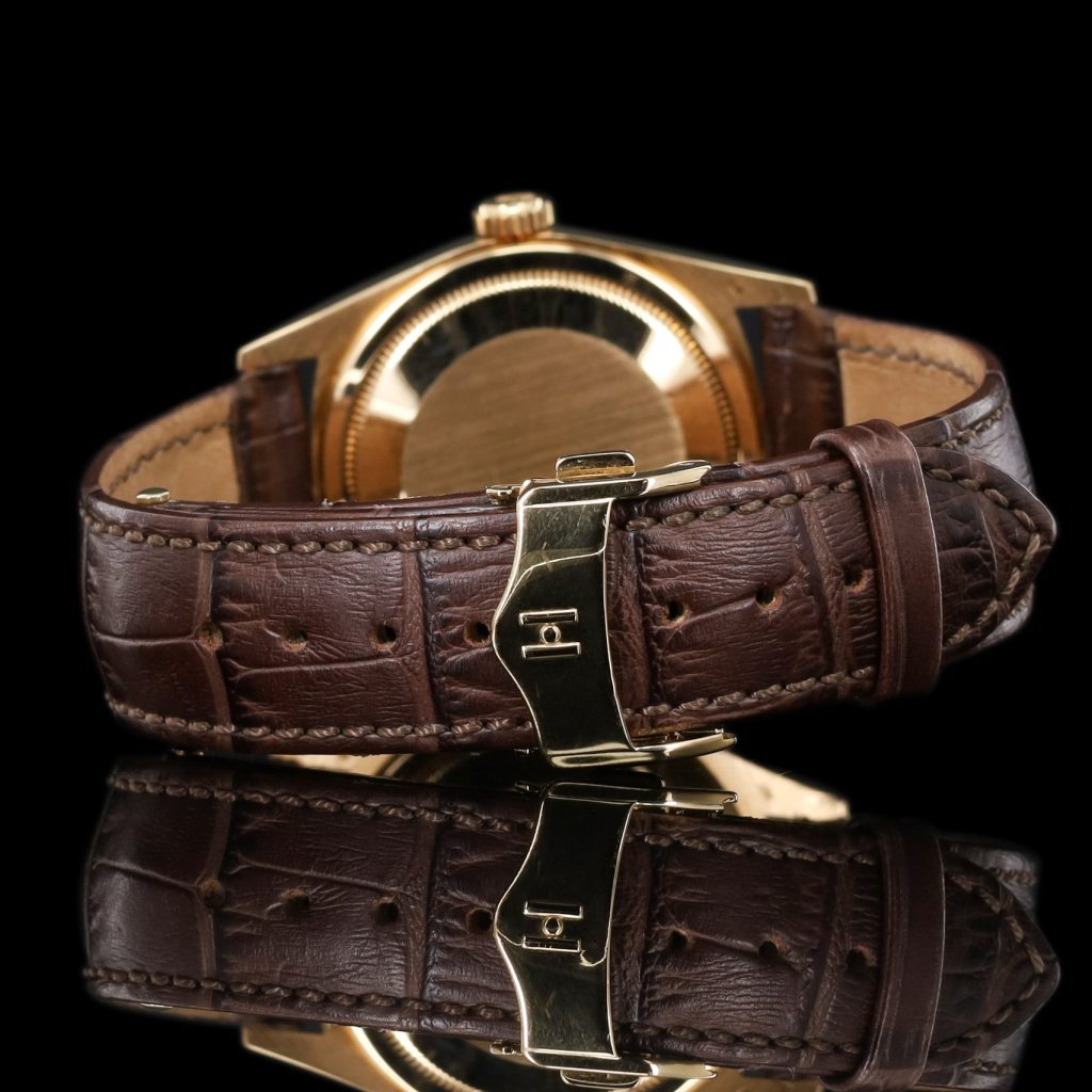 Rolex Day-Date 36 Daydate papers and service card Stretched Bracelet
