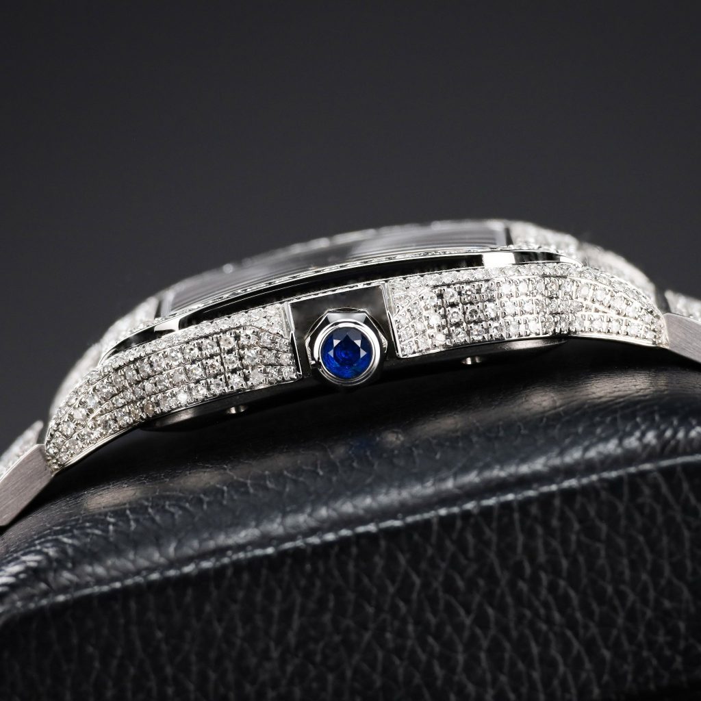 Cartier Santos de Cartier Blue Dial Bussdown