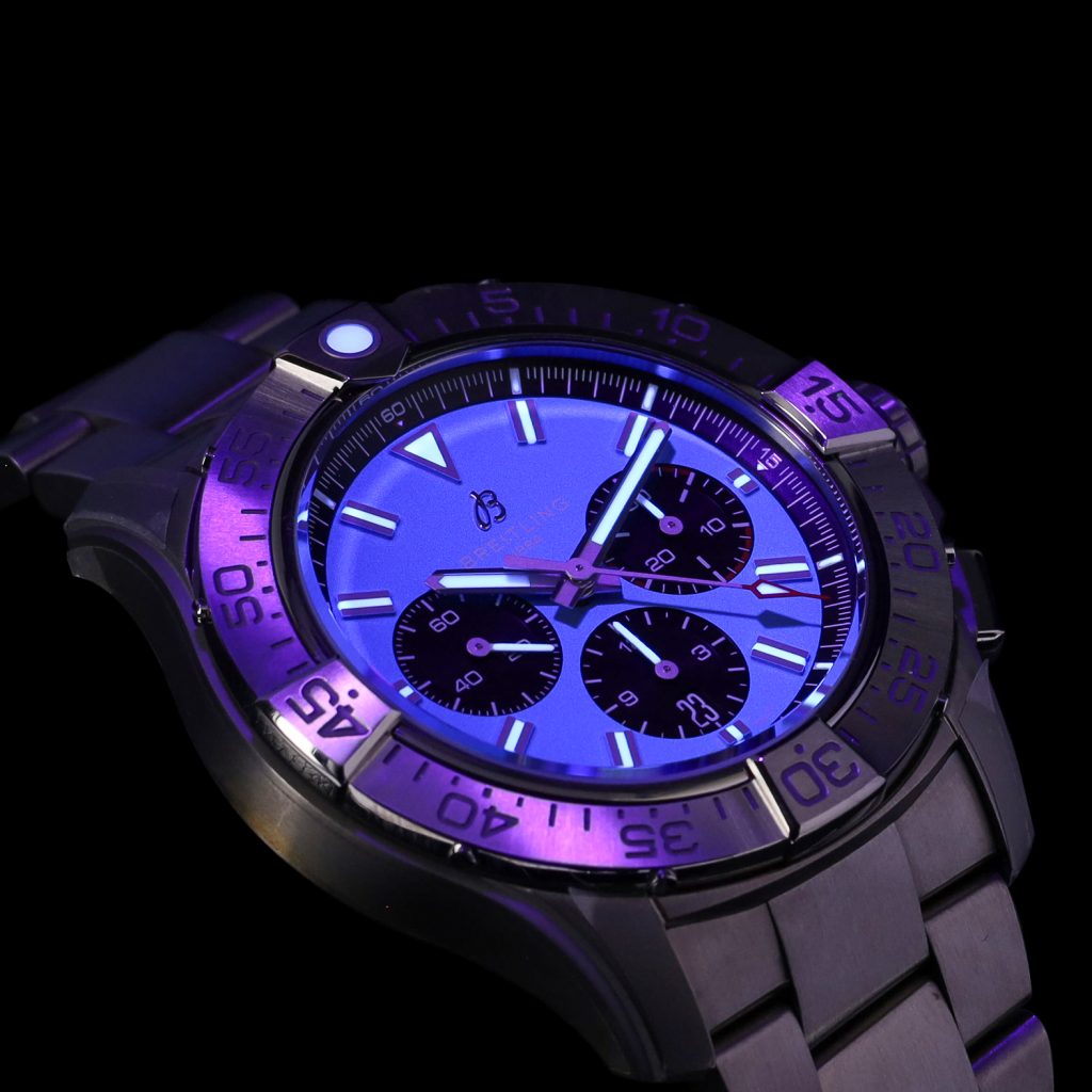 Breitling Super Avenger Titanium Blue Dial (Manual)