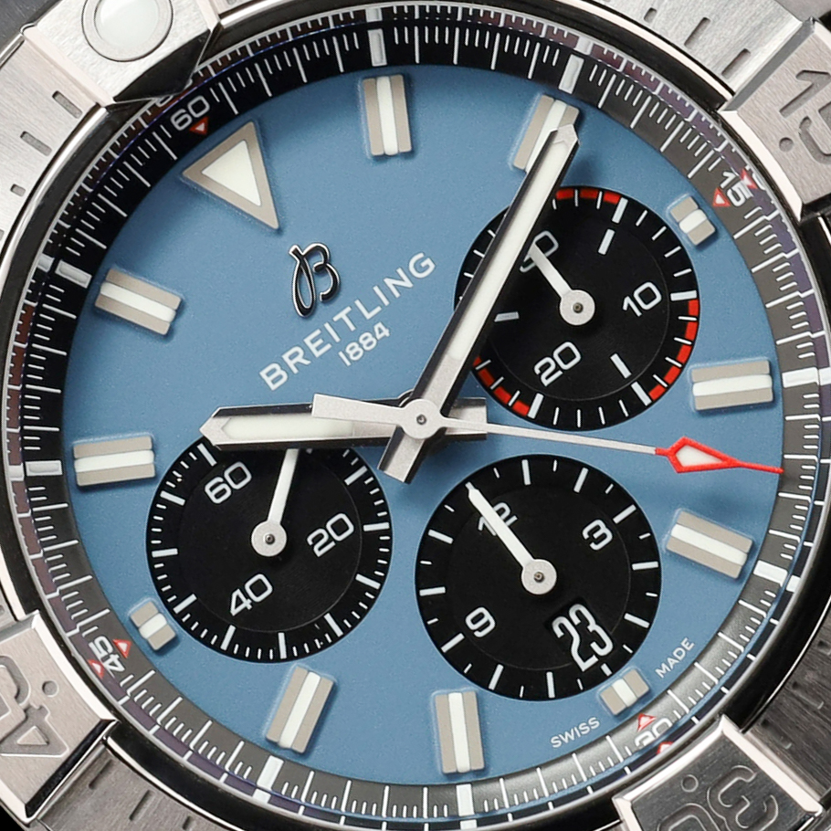 Breitling Super Avenger Titanium Blue Dial (Manual)