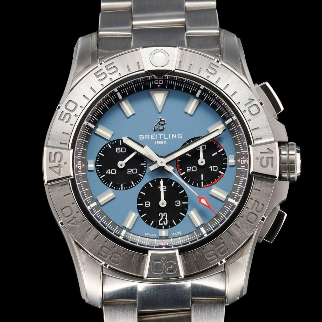 Breitling Super Avenger Titanium Blue Dial (Manual)