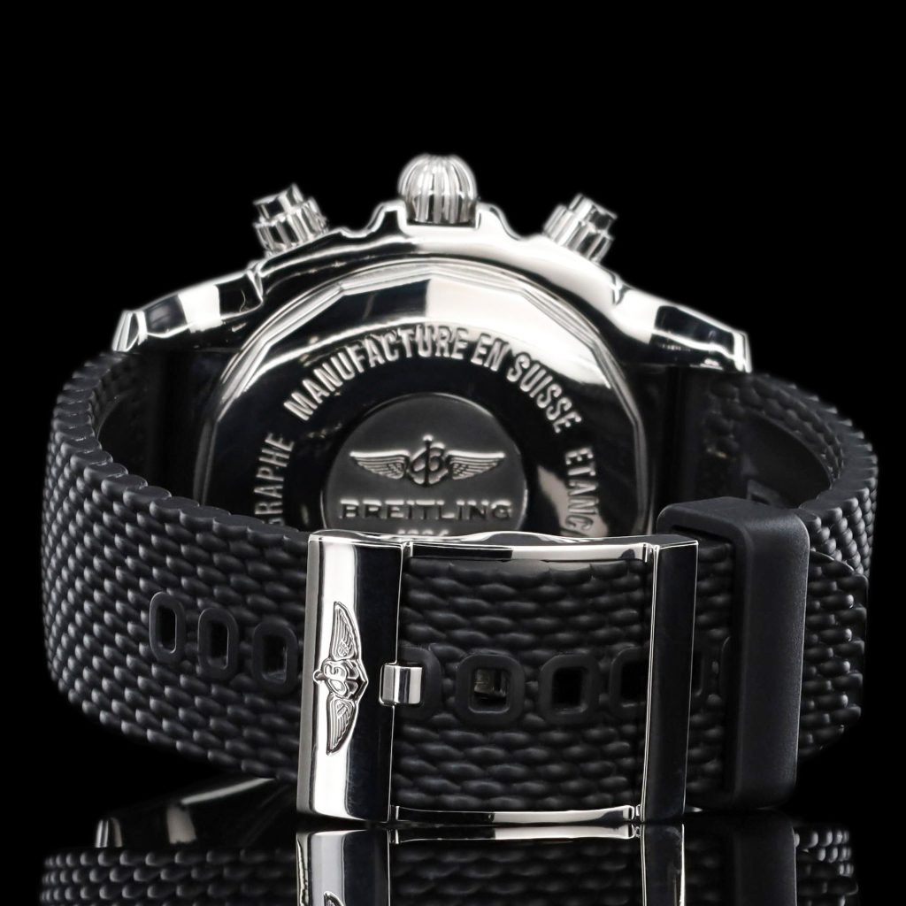 Breitling Chronomat 44 GMT Aftermarket strap includes factory clasp