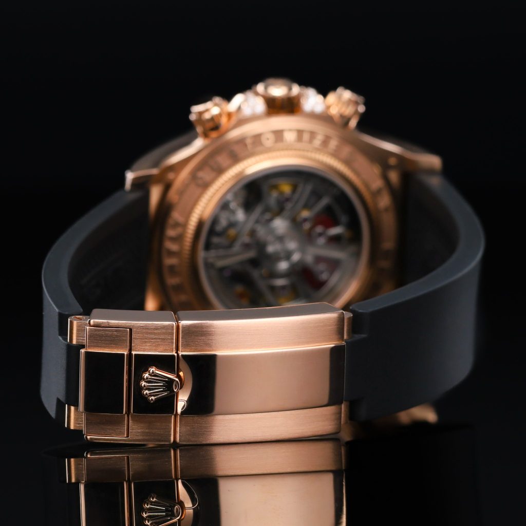Blaken Daytona Rainbow Skeleton Rose Gold