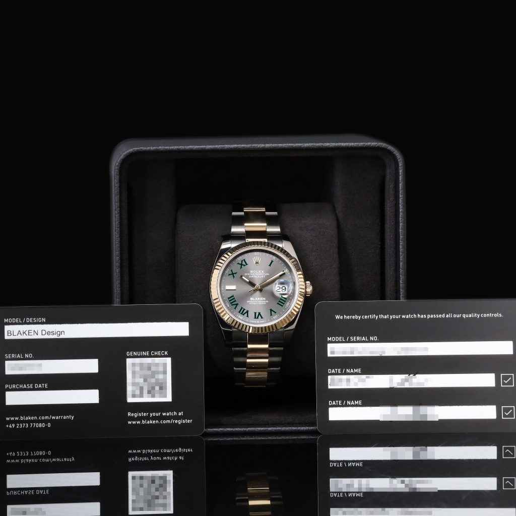 Blaken Datejust 41 Wimbledon Two Tone DLC Coated