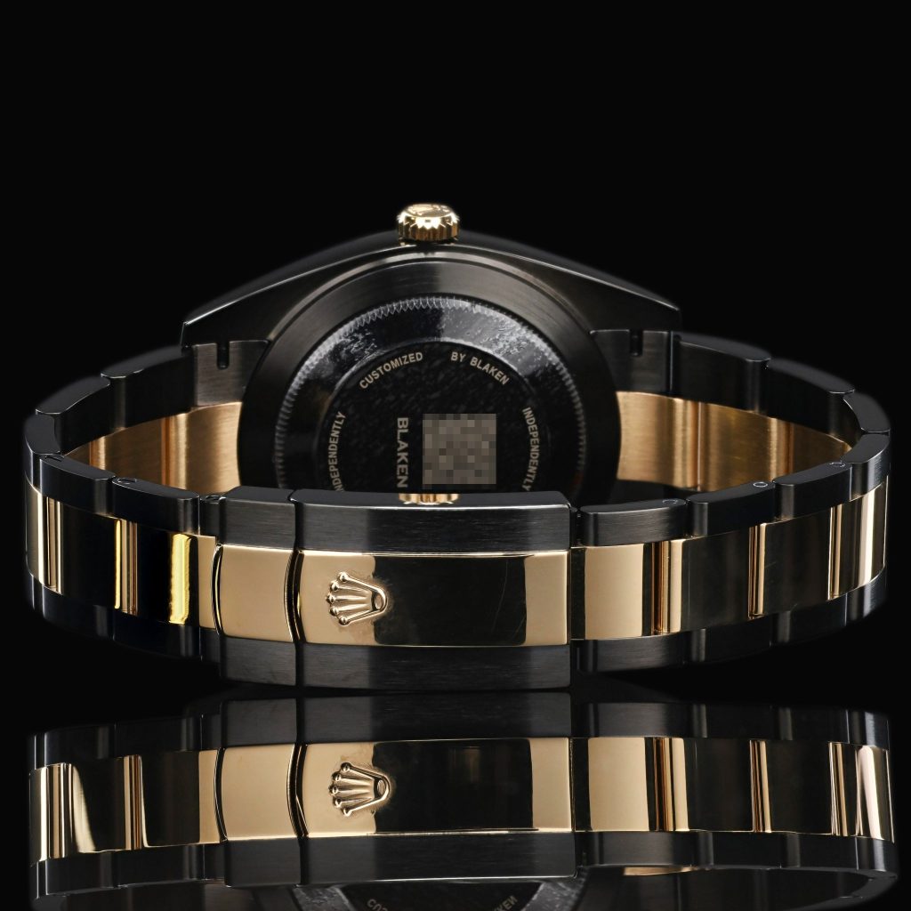 Blaken Datejust 41 Wimbledon Two Tone DLC Coated