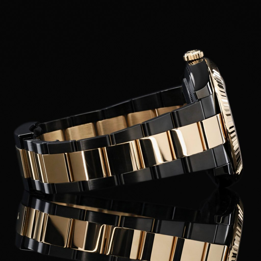 Blaken Datejust 41 Wimbledon Two Tone DLC Coated