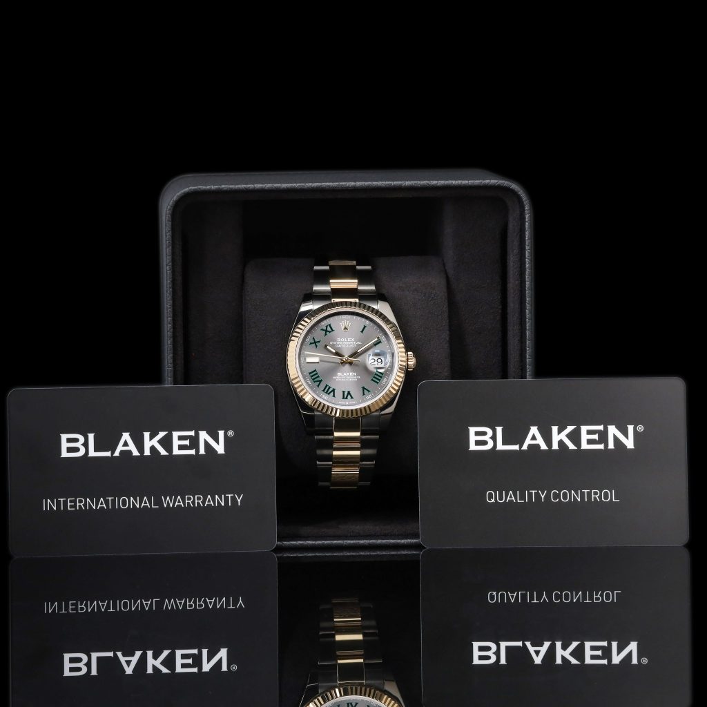 Blaken Datejust 41 Wimbledon Two Tone DLC Coated
