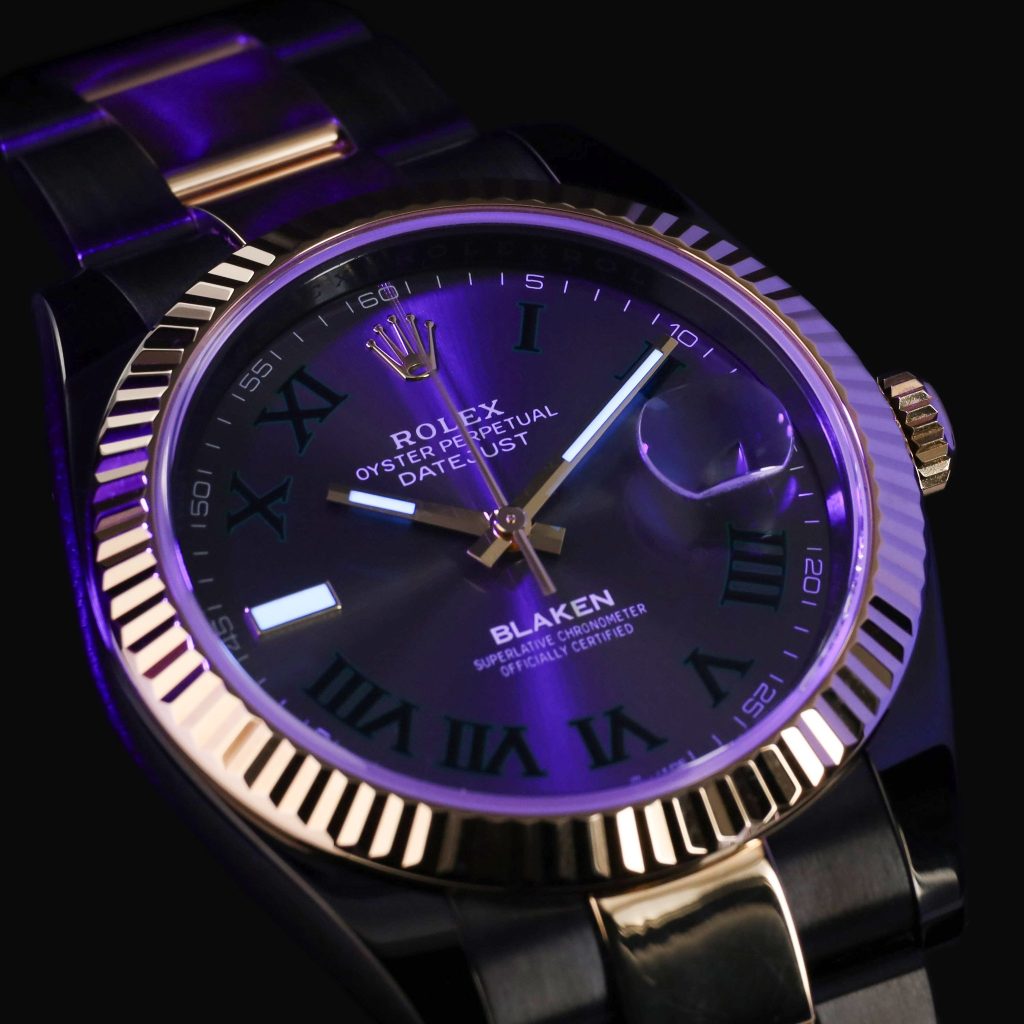 Blaken Datejust 41 Wimbledon Two Tone DLC Coated