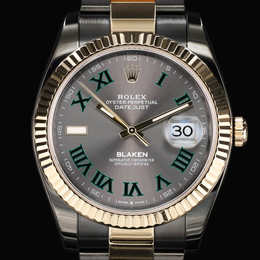 Blaken Datejust 41 Wimbledon Two Tone DLC Coated