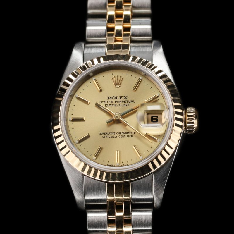 Rolex Datejust 26 Ladies 26mm Champagne Stick