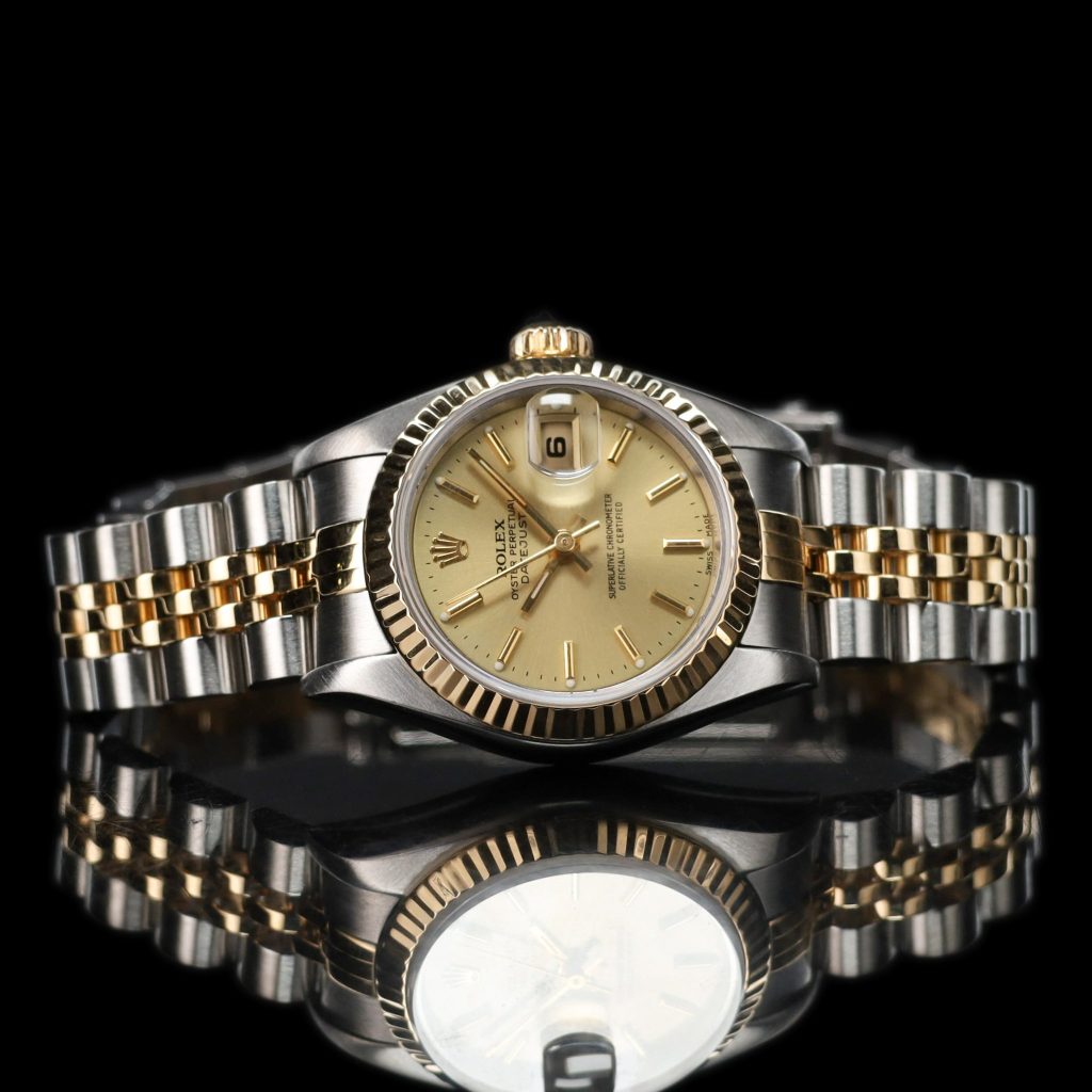 Rolex Datejust 26 Ladies 26mm Champagne Stick