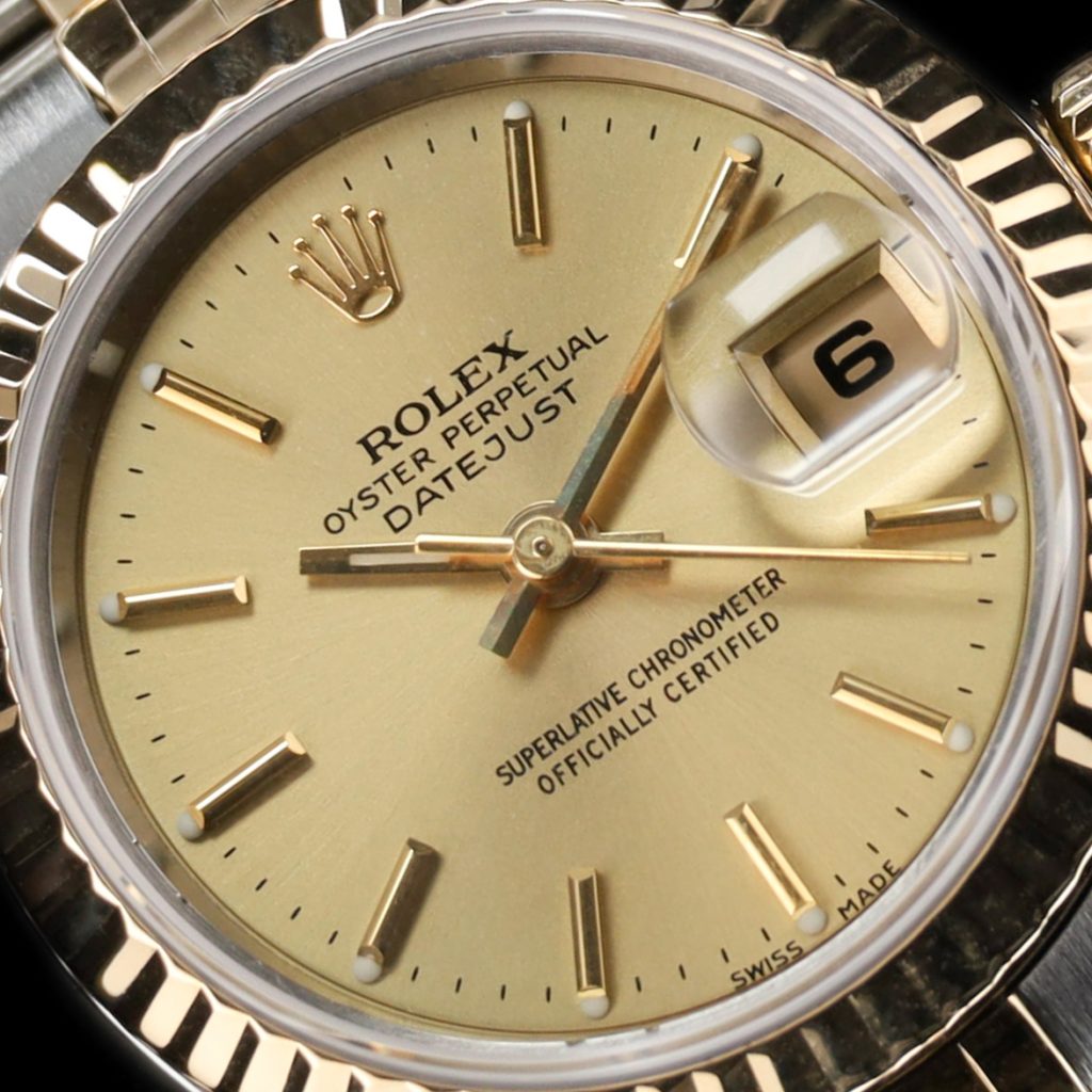 Rolex Datejust 26 Ladies 26mm Champagne Stick