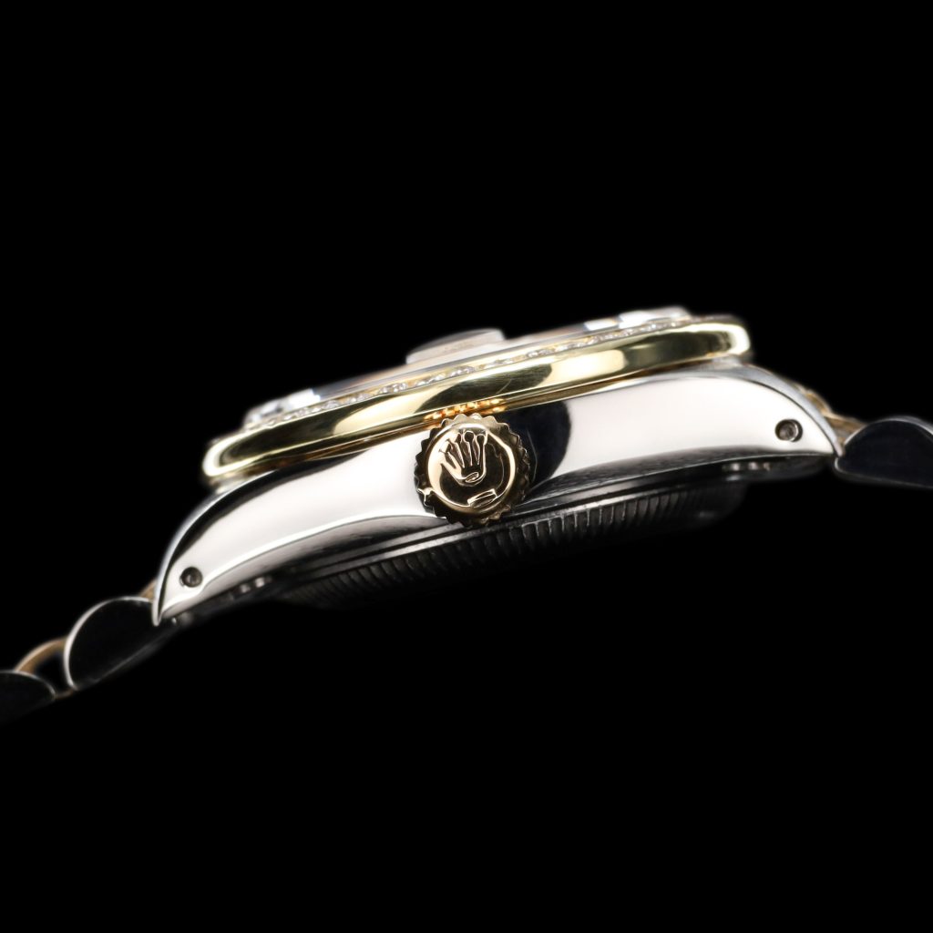 Rolex Datejust 36 HOLD Lady 26 Gold Dial AM Bezel