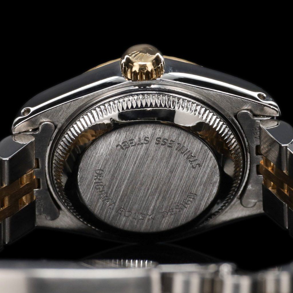 Rolex Datejust 36 HOLD Lady 26 Gold Dial AM Bezel