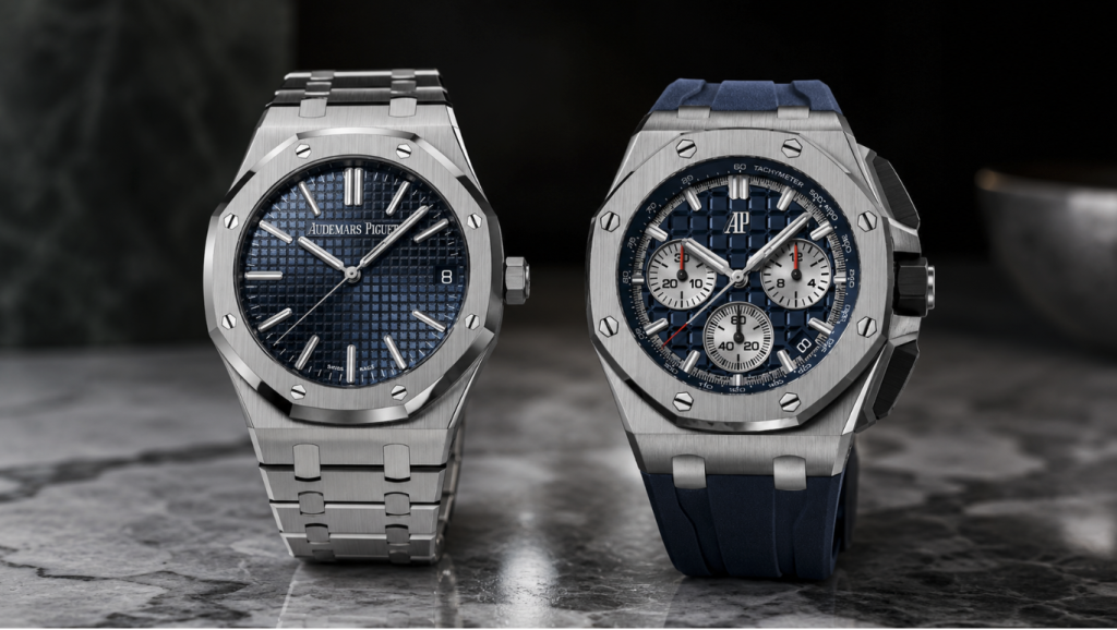 Audemars Piguet Royal Oak and Royal Oak Offshore side by side comparison