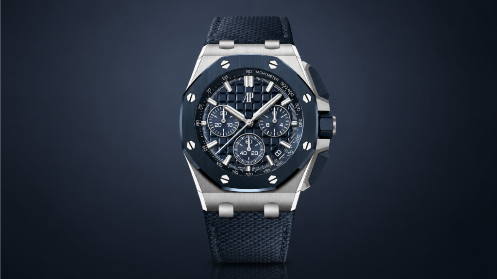 Audemars Piguet Royal Oak with blue dial