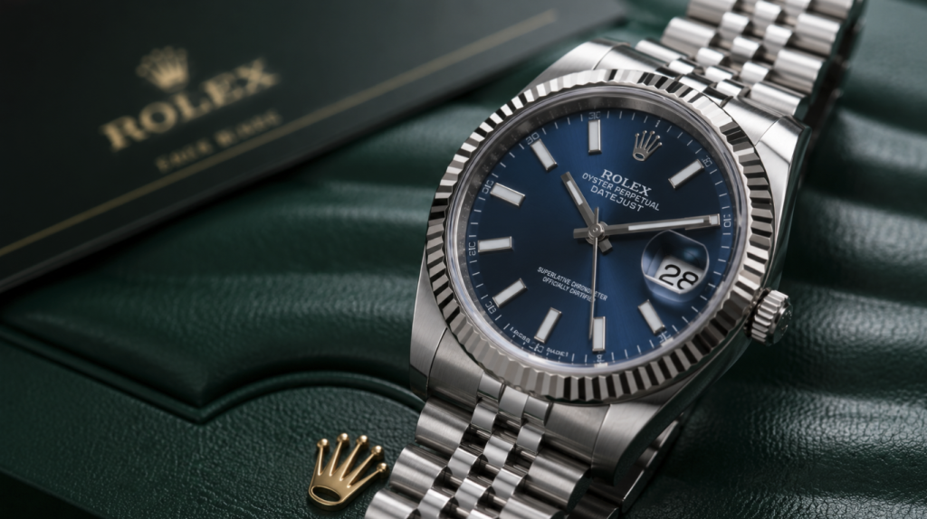 Rolex Datejust 41 with fluted bezel