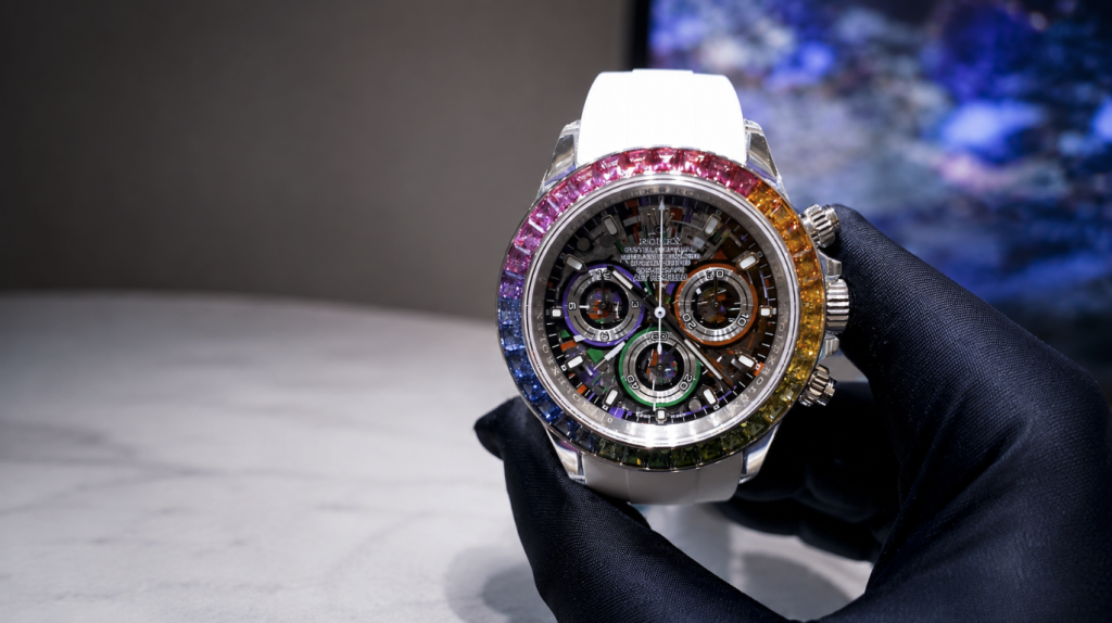AET Remould Rolex Daytona Rainbow dial