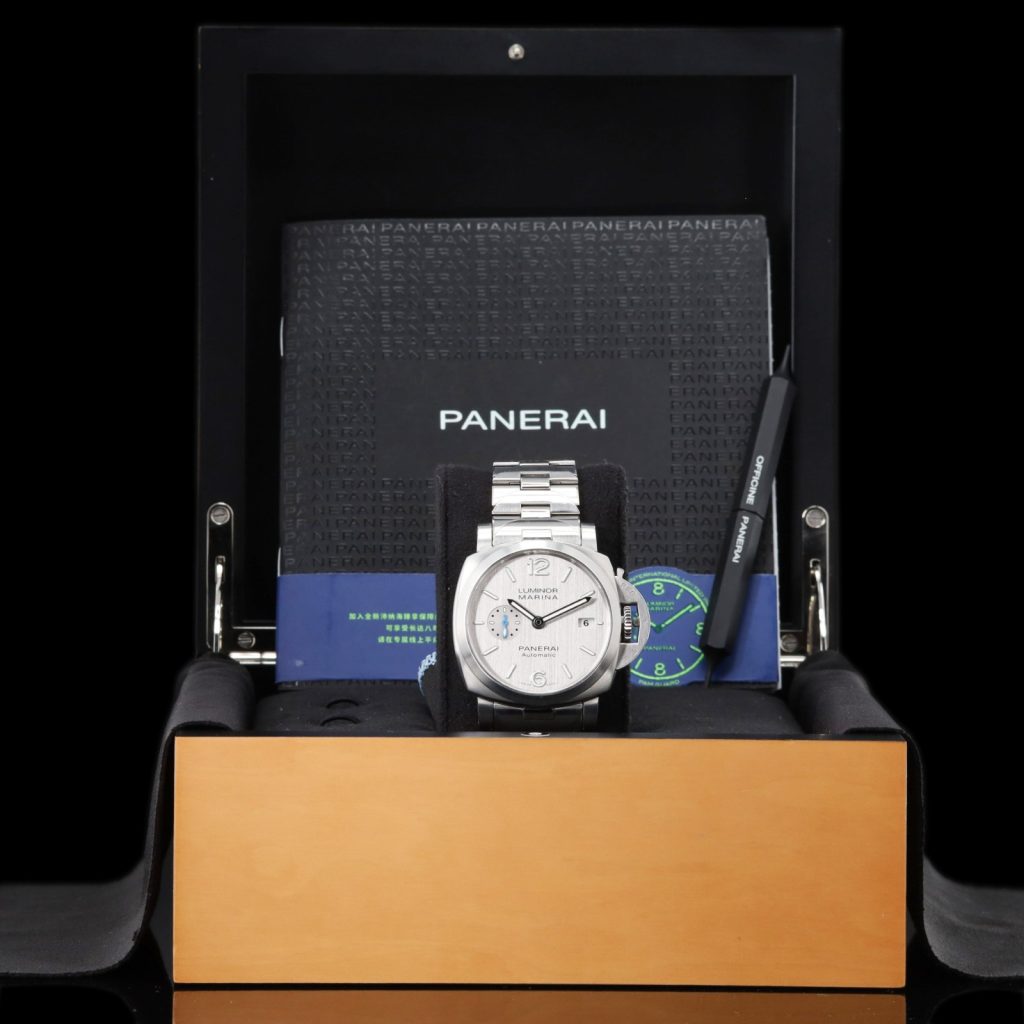 Panerai Luminor 1950 HOLD Marina Steel Silver
