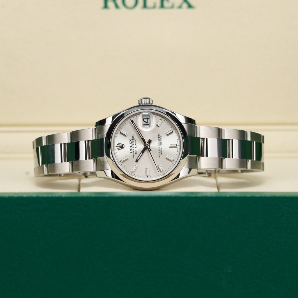 Rolex Datejust 31 Silver Stick Dial