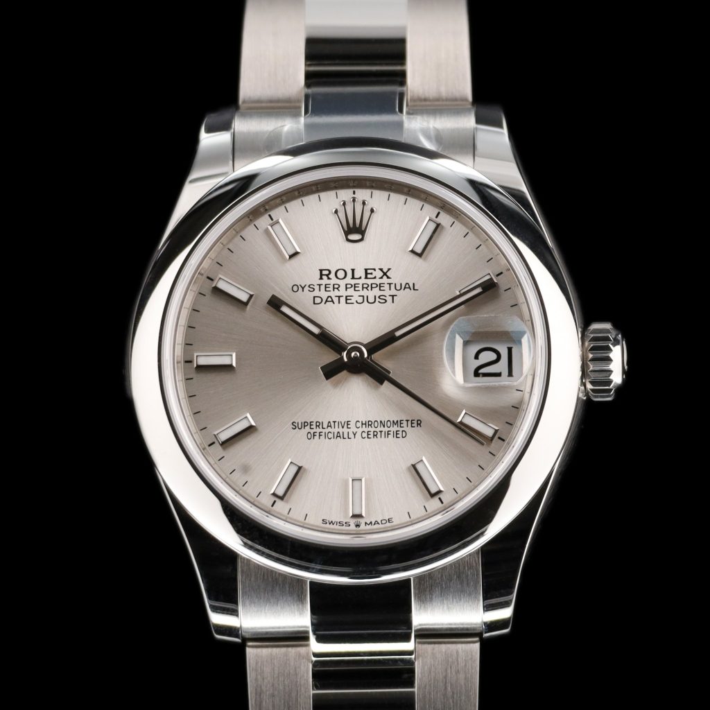 Rolex Datejust 31 Silver Stick Dial
