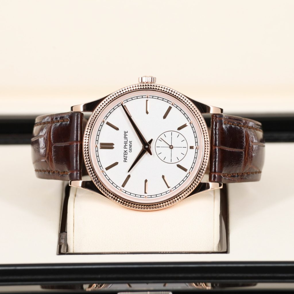 Patek Philippe Calatrava Rose Gold White Dial