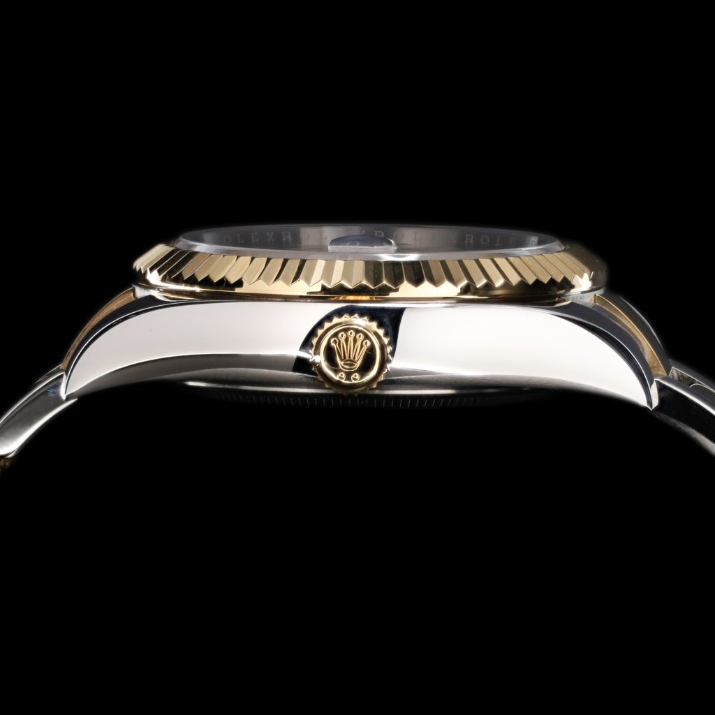 Rolex Sky-Dweller Two Tone Gold White Dial